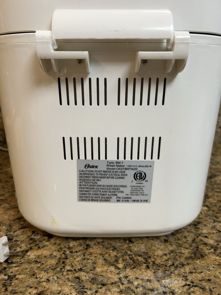 Oster Type BM-1 Model CKSTBRTW20 2 Lb. Bread Maker