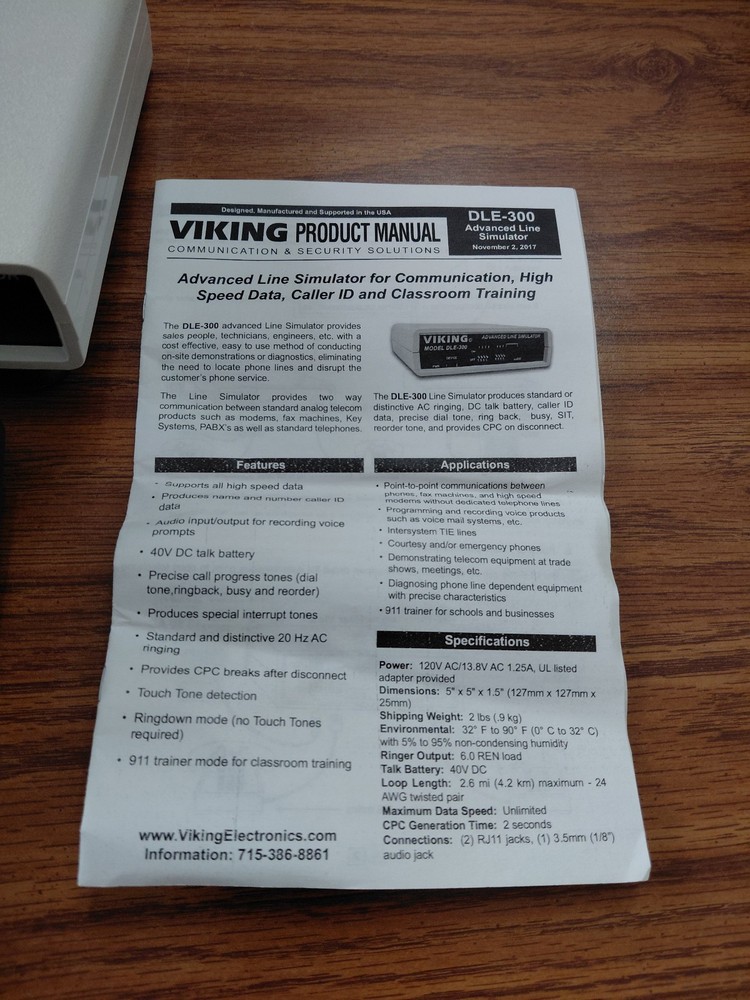 DLE-300 Advanced Line Simulator