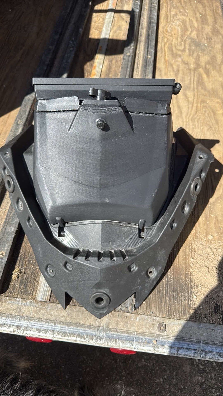 Ski-Doo XS XM Glovebox Extension 3d printed