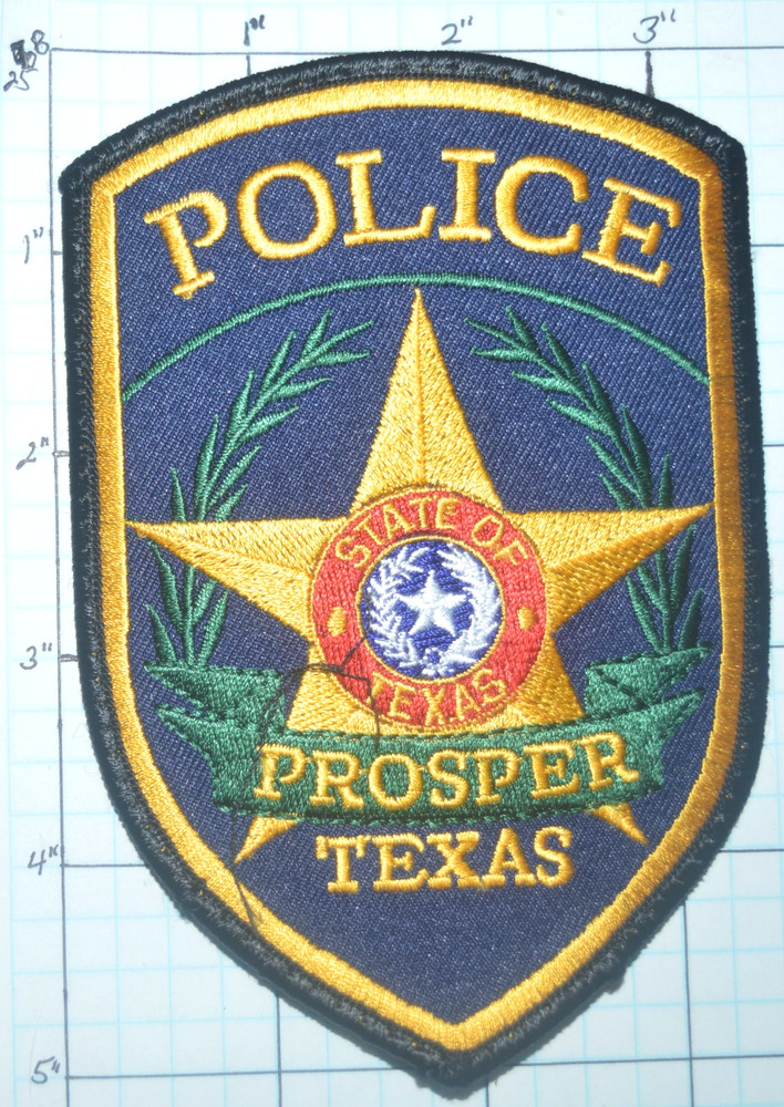 TEXAS, PROSPER POLICE DEPT PATCH
