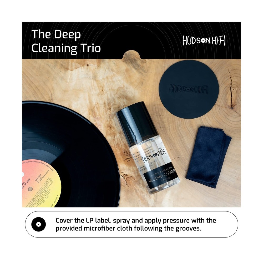 Vinyl Record Cleaning Kit - Record Mitts, Anti-Static Record Cleaner w/Microf...