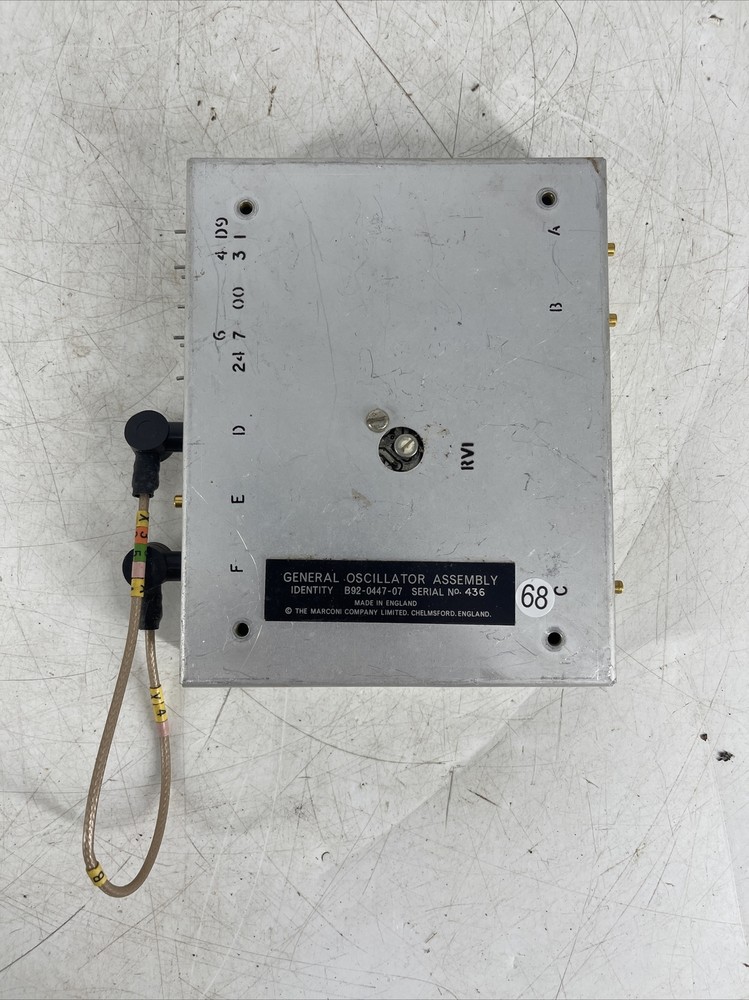 General Oscillator Assembly B92-0447-07 SERIAL NO. 436