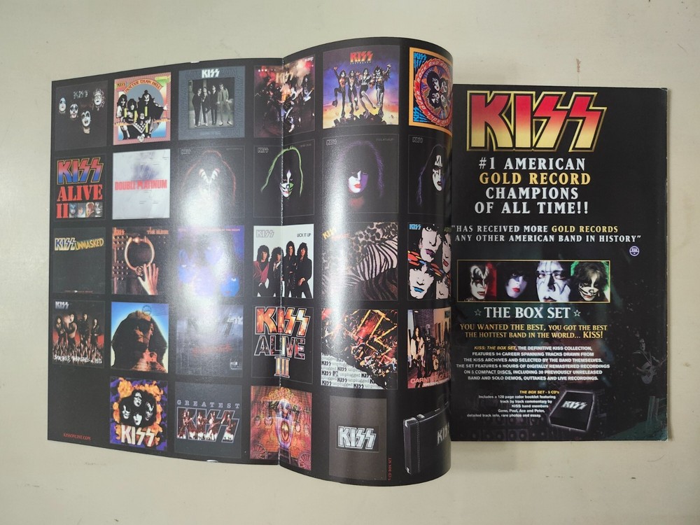 KISS First 2 Issues Gene Simmons Tongue Magazine Peter Criss Playboy Hefner VG