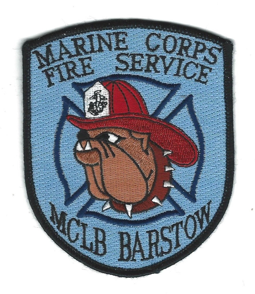 MCLB BARSTOW 'MC FIRE SERVICE' patch