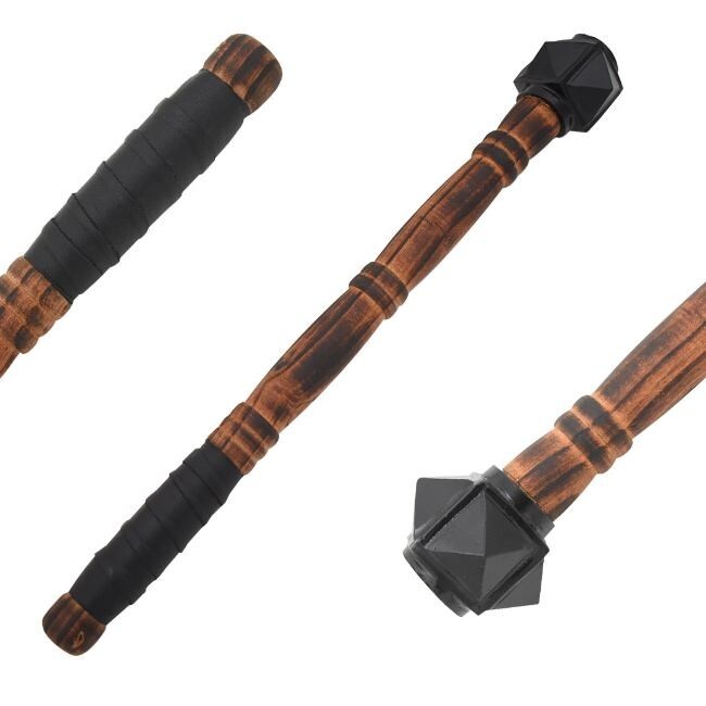 Medieval Warrior 19.75" Leather Wrapped Club Mace Ball
