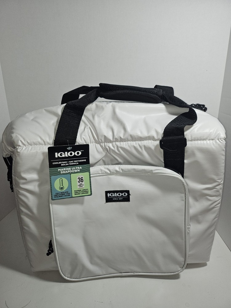 NEW Igloo MaxCold SEADRIFT SNAP DOWN Cooler Bag 36-Cans Insulated Soft Foldable