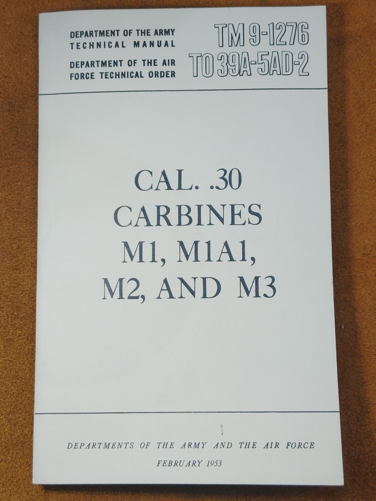 M1 Carbine Technical Manual TM 9-1276