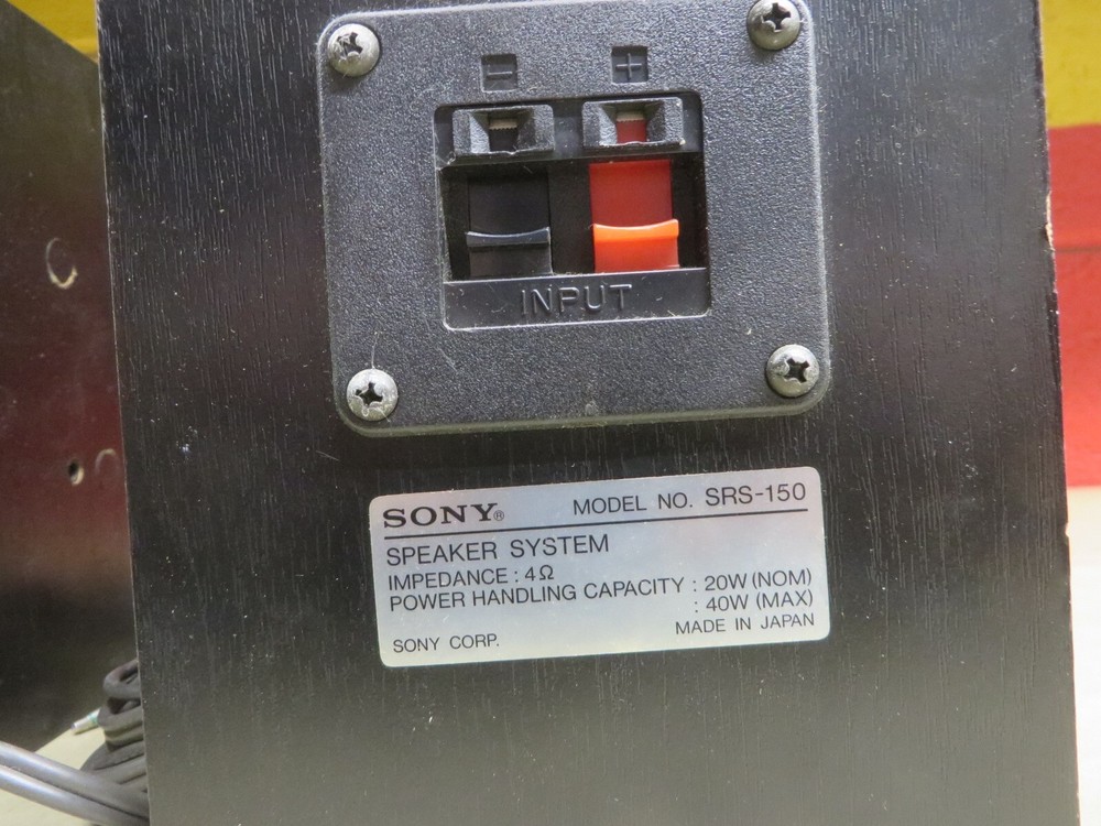 SONY POWERED SPEAKER PAIR # SRS-150