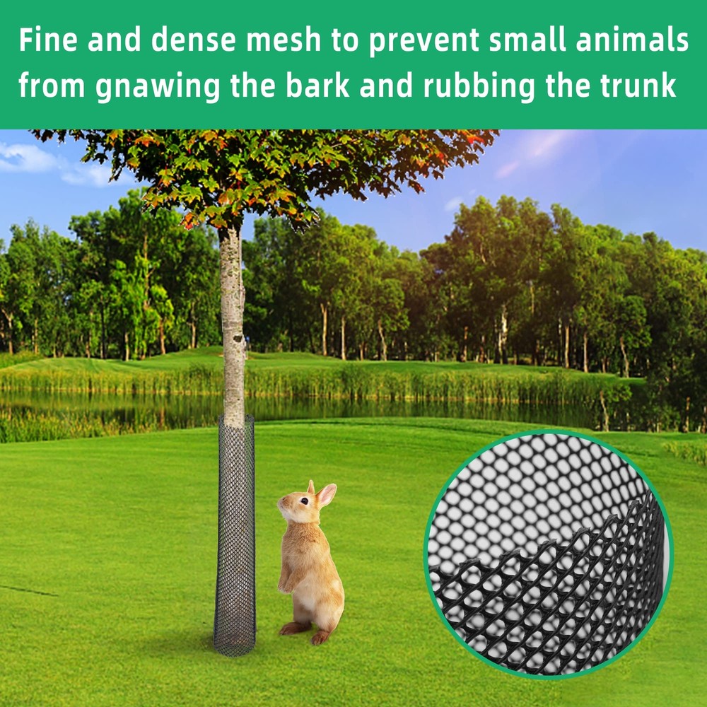 20 Ft Mesh Tree Guard Trunk Protectors- Tree Bark Protector- Flexible Net Tree G
