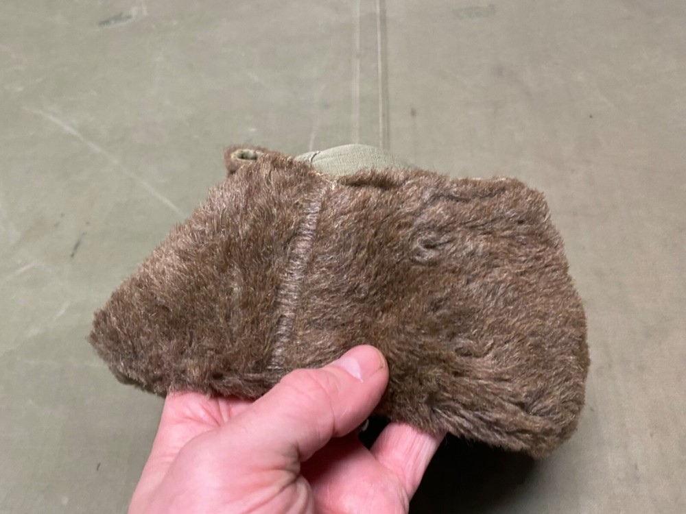 ORIGINAL POST WWII US ARMY M1943 WINTER PILE HAT CAP-MEDIUM SIZE 7