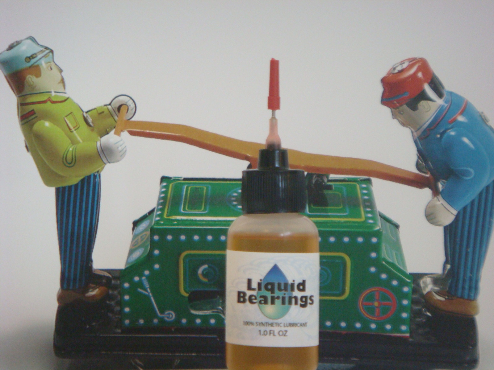 Liquid Bearings, THE BEST 100%-synthetic oil for wind-up toys, PLEASE READ !!