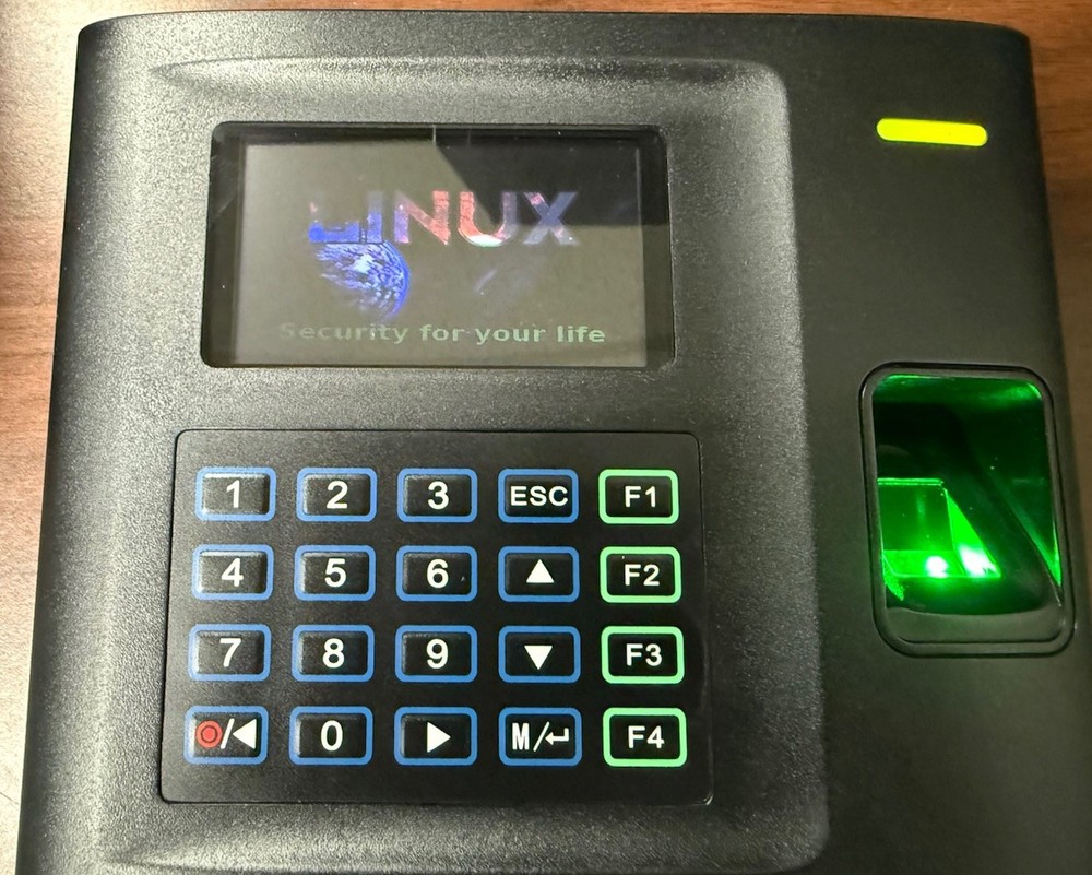 Paycor PT100 Time Clock Terminal Model US10C - Biometric/PIN Entry Tested