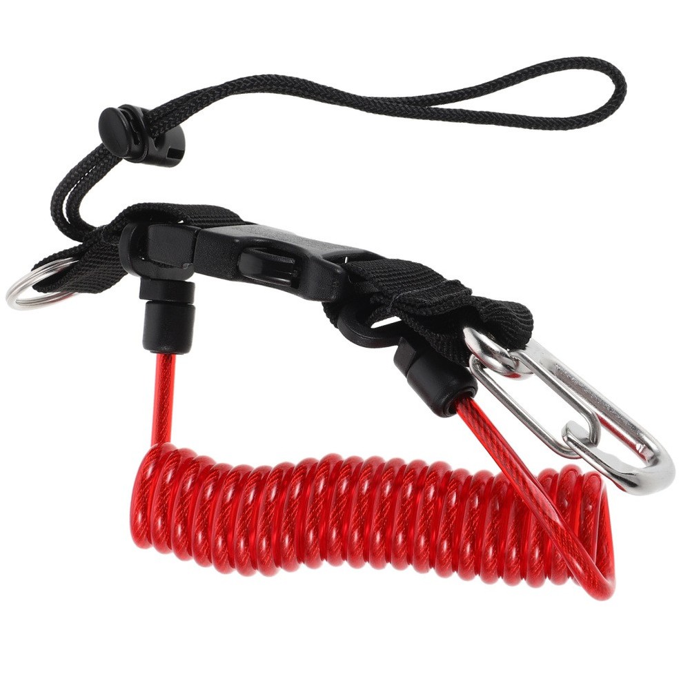 Scuba Diving Retractable Lanyard Anti Lost Loss Rope Camera Float Strap