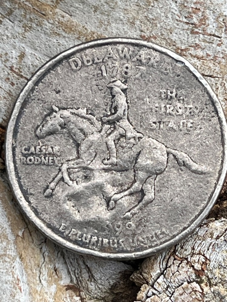 1999 P US Qtr 💥18 ERRORS💥 Delaware -MAJOR DROP FILLING error ,many others