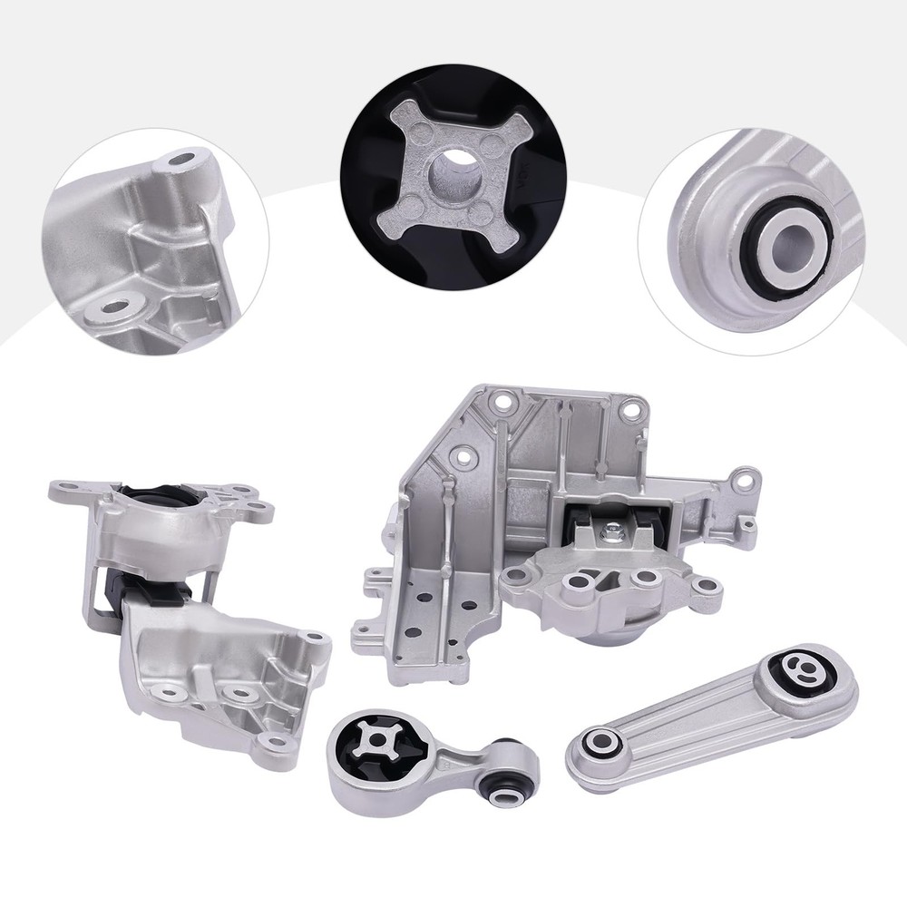 Motor Mount Kit 4PCs for Rogue 2014-2017 2.5L Engine Auto Transmission
