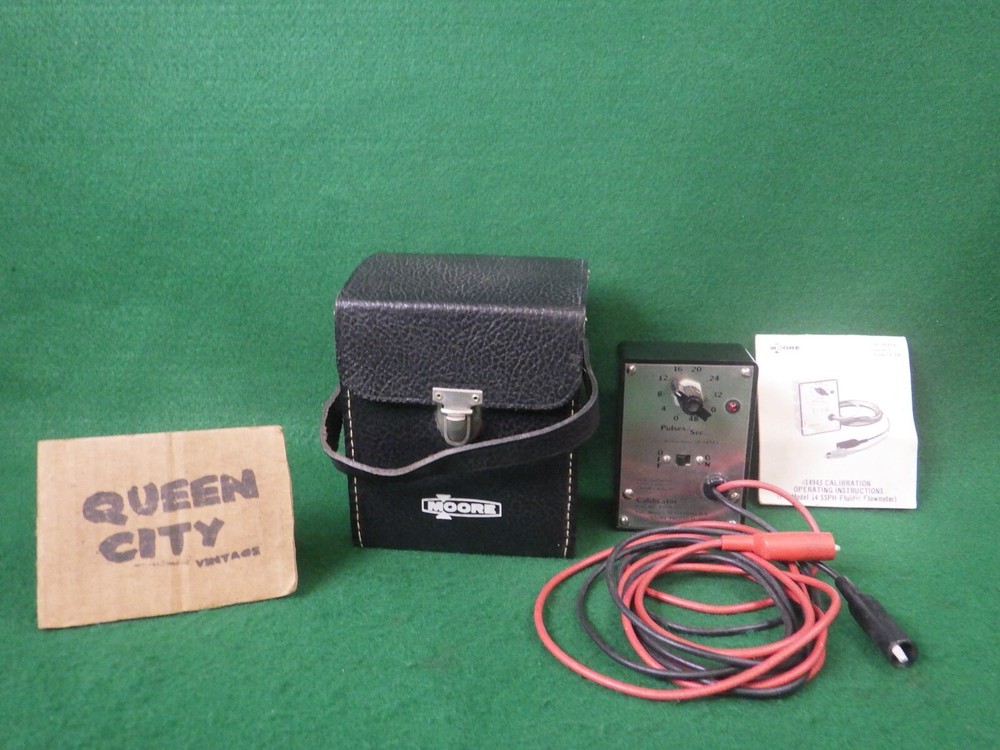 Vintage Moore 14943 Calibrator for Model 14 Flowmeter with Case and Instructions