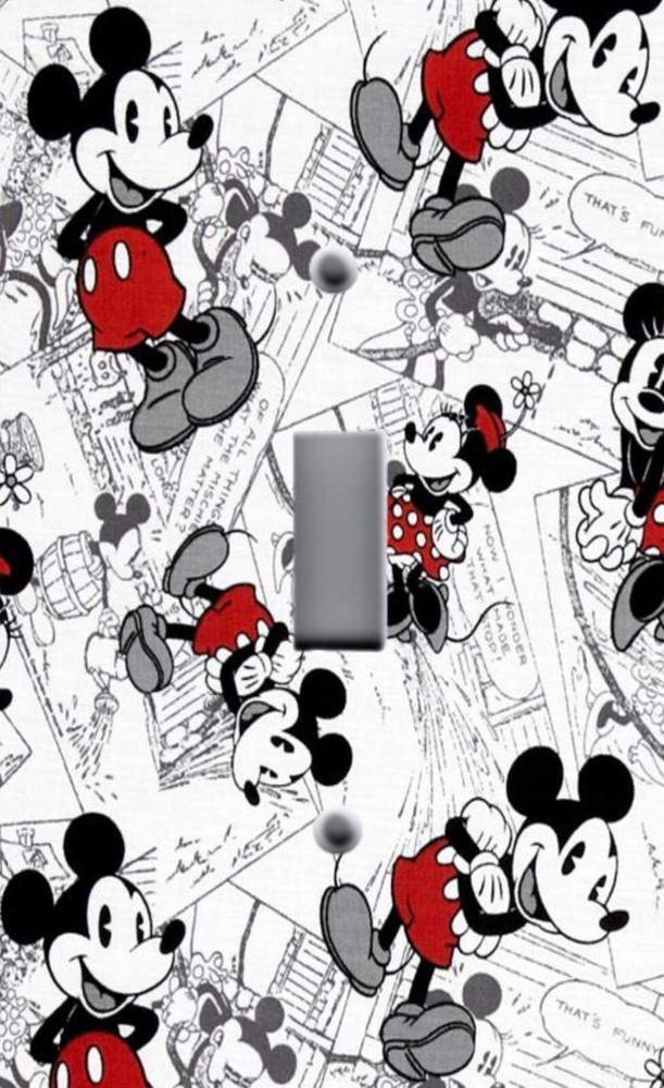RETRO CLASSIC MICKEY MOUSE DISNEY DECOR Light Switch Plate Outlet Wall Covers