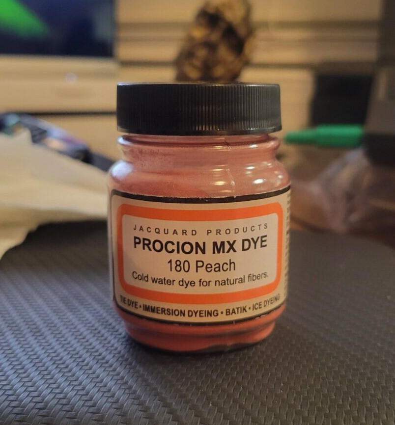 3 pack Jacquard Procion Mx Dye, 2/3-Oz Peach 180