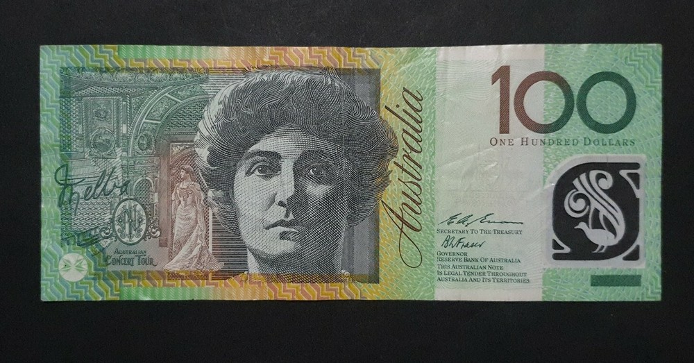 💵 1996 AUSTRALIA HUNDRED DOLLAR NOTE $100 *FIRST PREFIX AA96 305123 * 💵