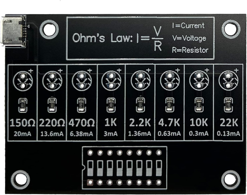 Soldering Practice Kit DIY Practical Electronic Circuit Project Resistor Learnin