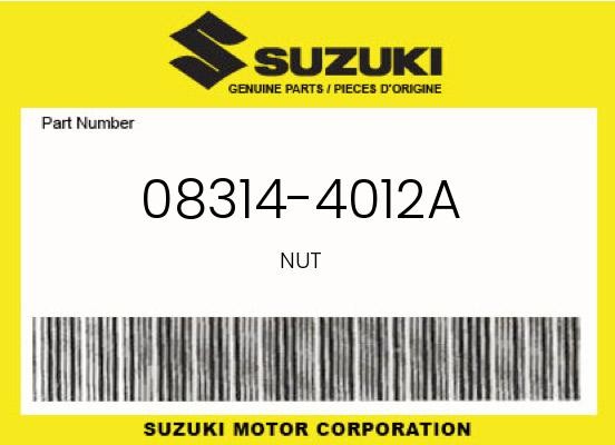 Suzuki Genuine Nut - 08314-4012A