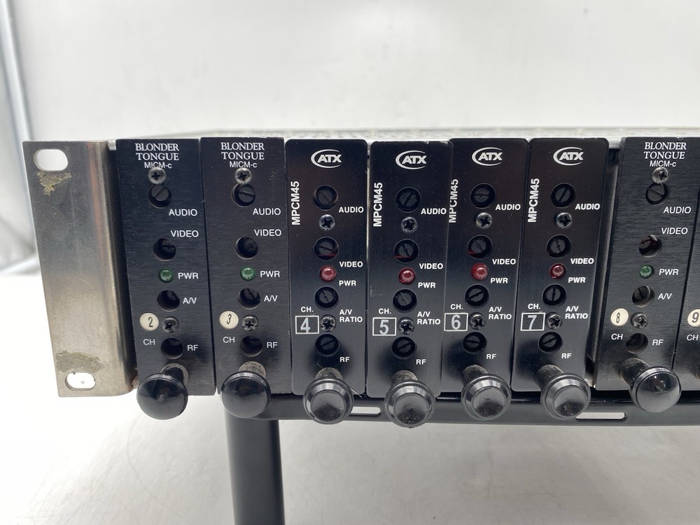 Blonder Tongue Labs MIRC-12 Modulator Chassis w/ Modules Read Description