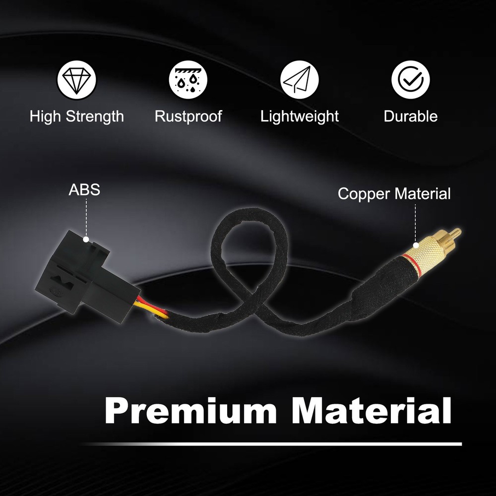 Rear View 4" To 8" PNP Backup Camera Harness Adaptor for Ford Sync2 Sync3