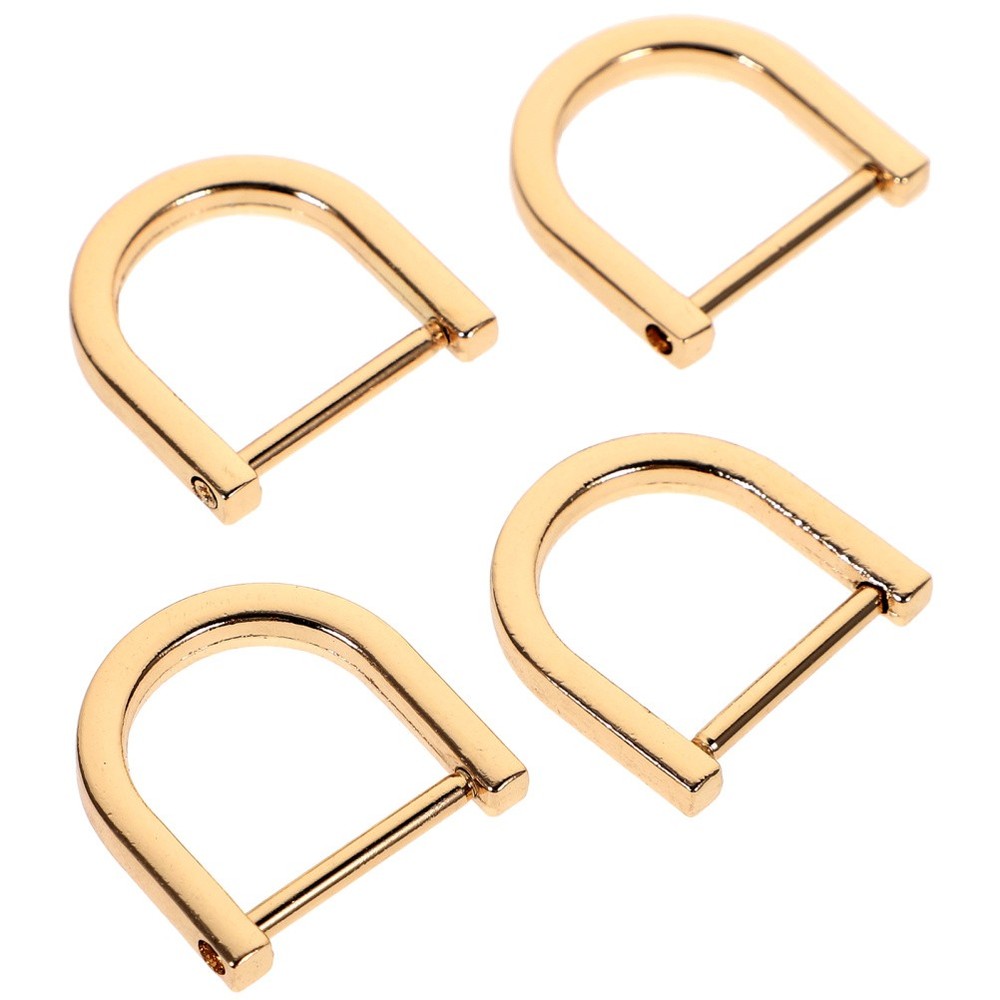 4 Pcs D Shape Rings Luggage Bag Hardware Accessories Strap Replacement