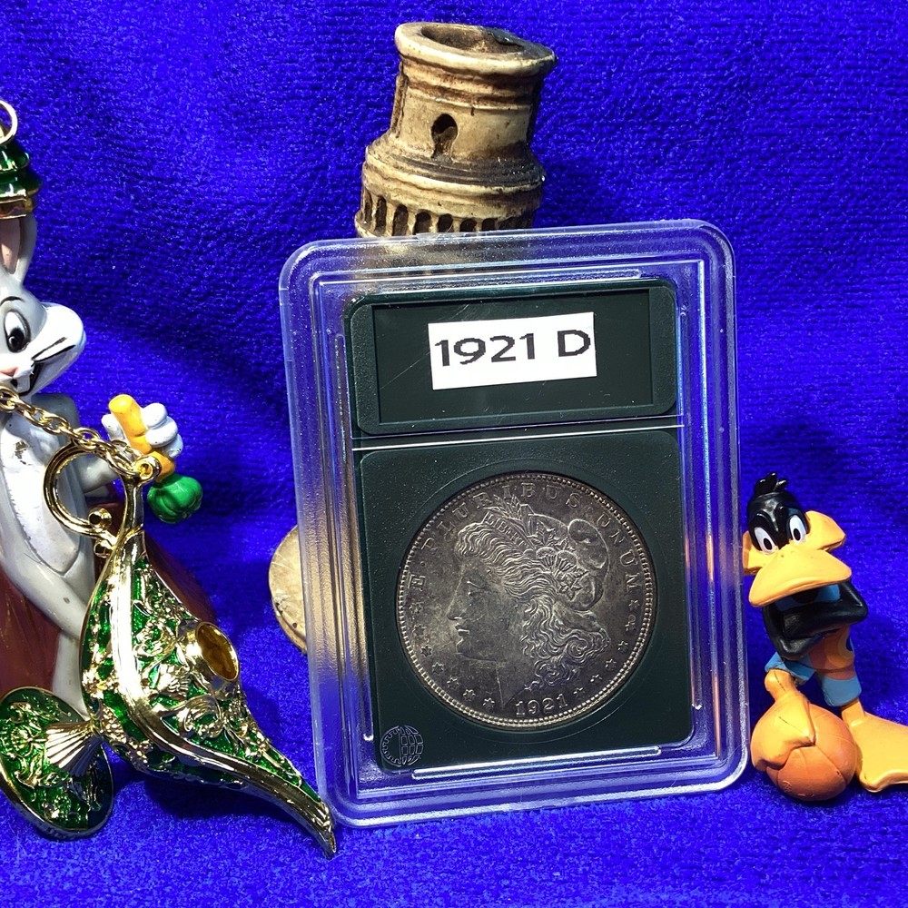 1921 D MORGAN SILVER 💰 ONLY “ D “ MINTED MICRO “ D “ UNCIRCULATED🗝️