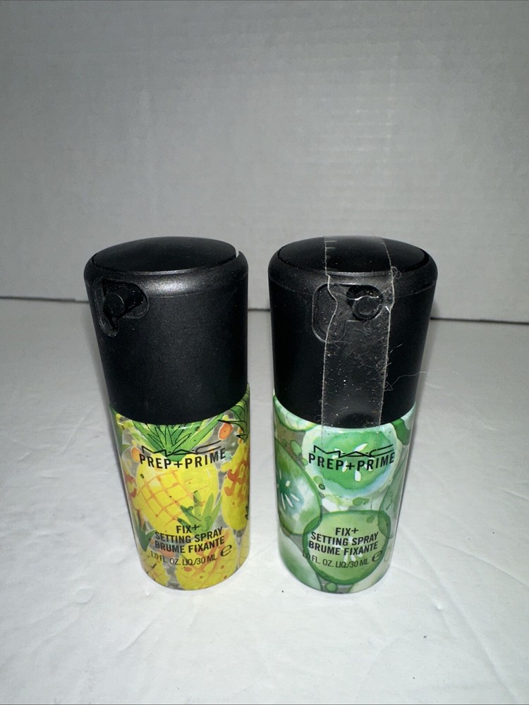 2x Mac Prime & Prep Setting Spray - Pineapple, Cucumber