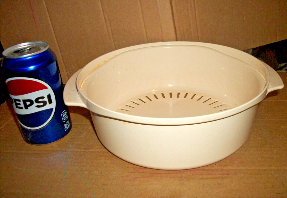 Vintage Tupperware Replacement Strainer/Steamer Insert - Microwave Stack Cooker