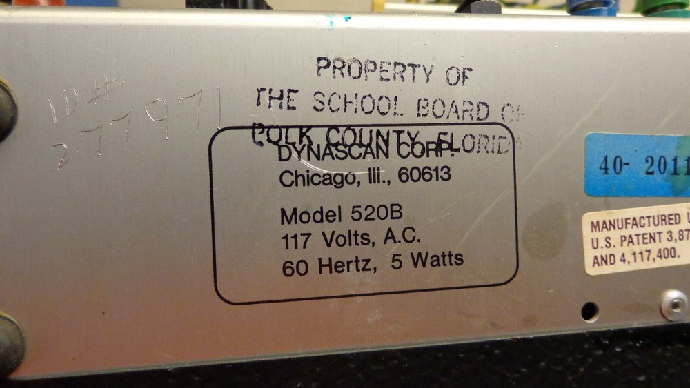 Vintage BK Precision 520B Transistor Tester