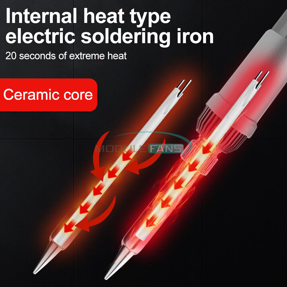 60W Electric Soldering Iron Kit Adjustable Temperature Welding Solder Tool