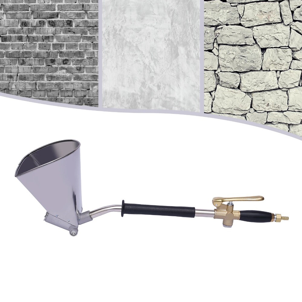 Air Stucco Cement Texture Hopper Sprayer Plaster Efficient Wall Plastering Tool