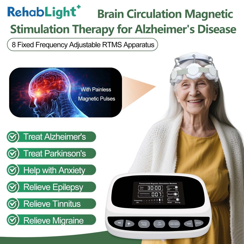 Clinical Grade rTMS Brain Stimulation Machine with 19mT Strength for Depression