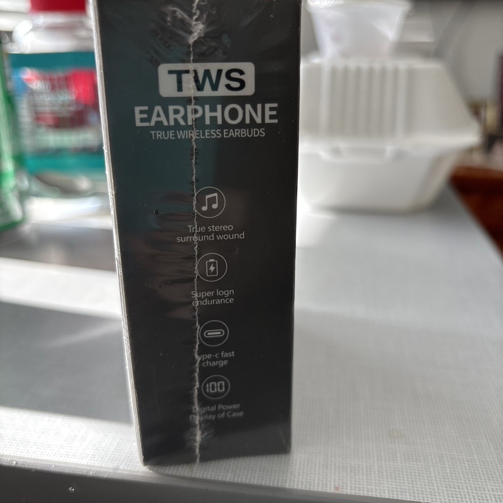 TWS Earphone Wireless Bluetooth Earbuds Digital Power Display Model M95 - Black
