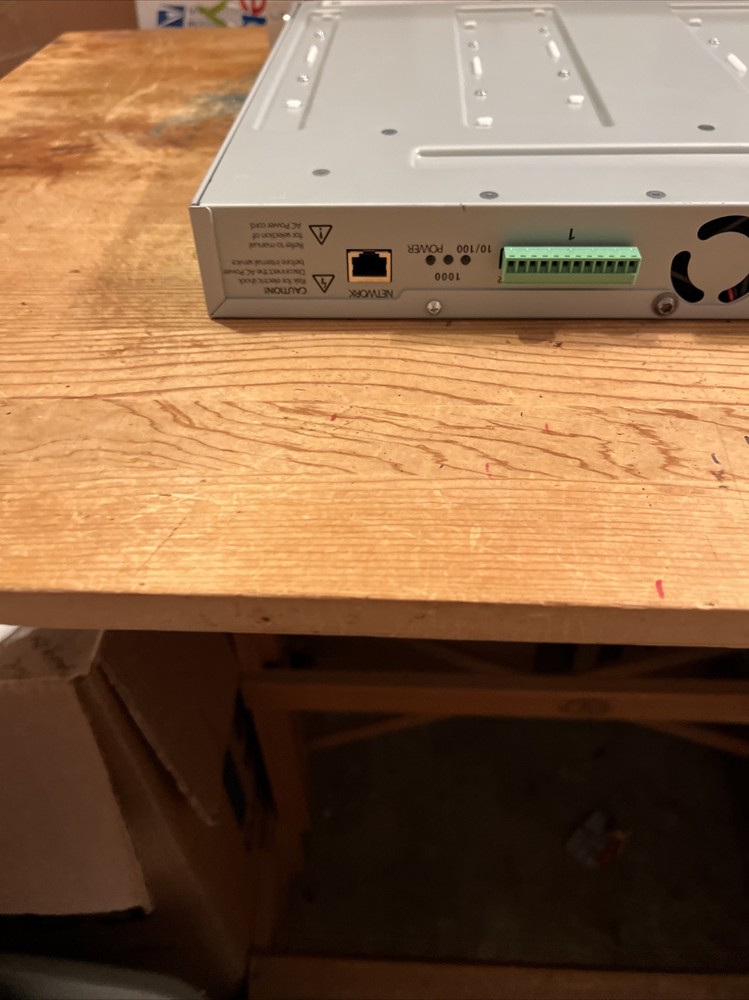 Axis 291 1 U Video Serv Rack 0267-001-05 with Encoder Blade Tested & Working