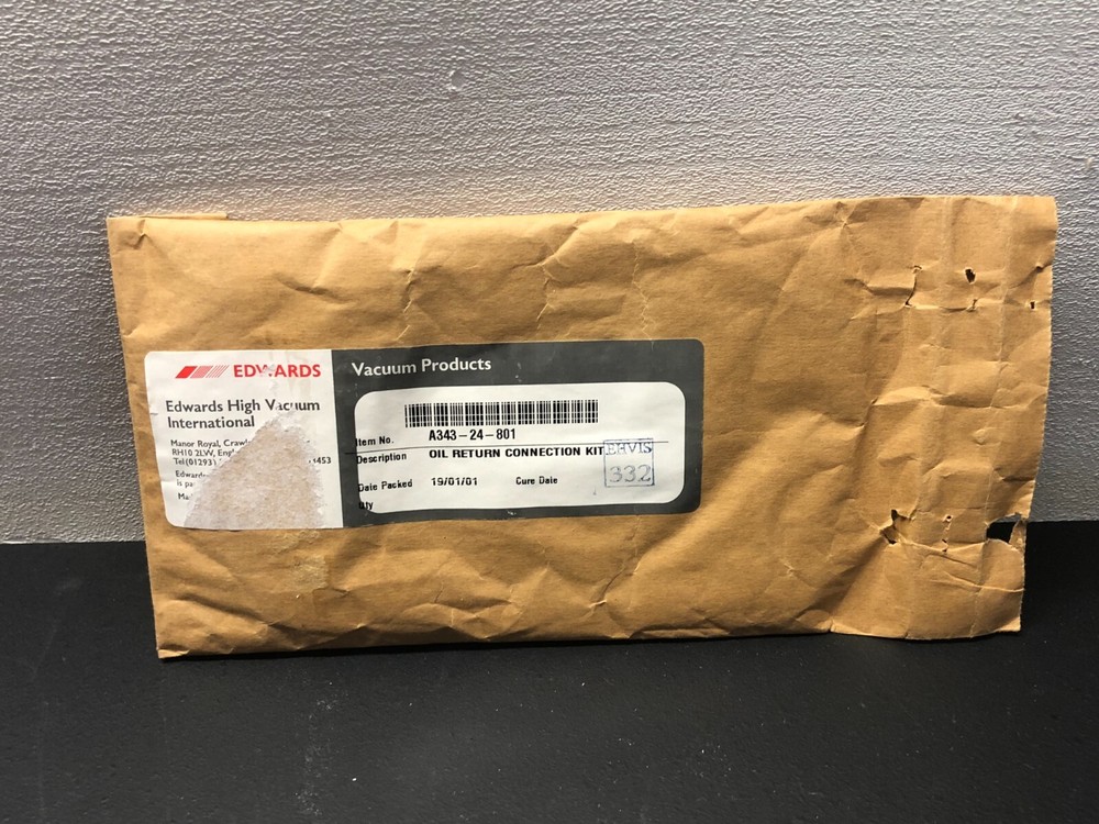 Edwards Vacuum Products REF A343-24-801 Oil Return Connection Kit