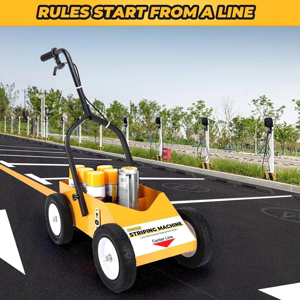 Professional Parking Lot Striper 28" Machine