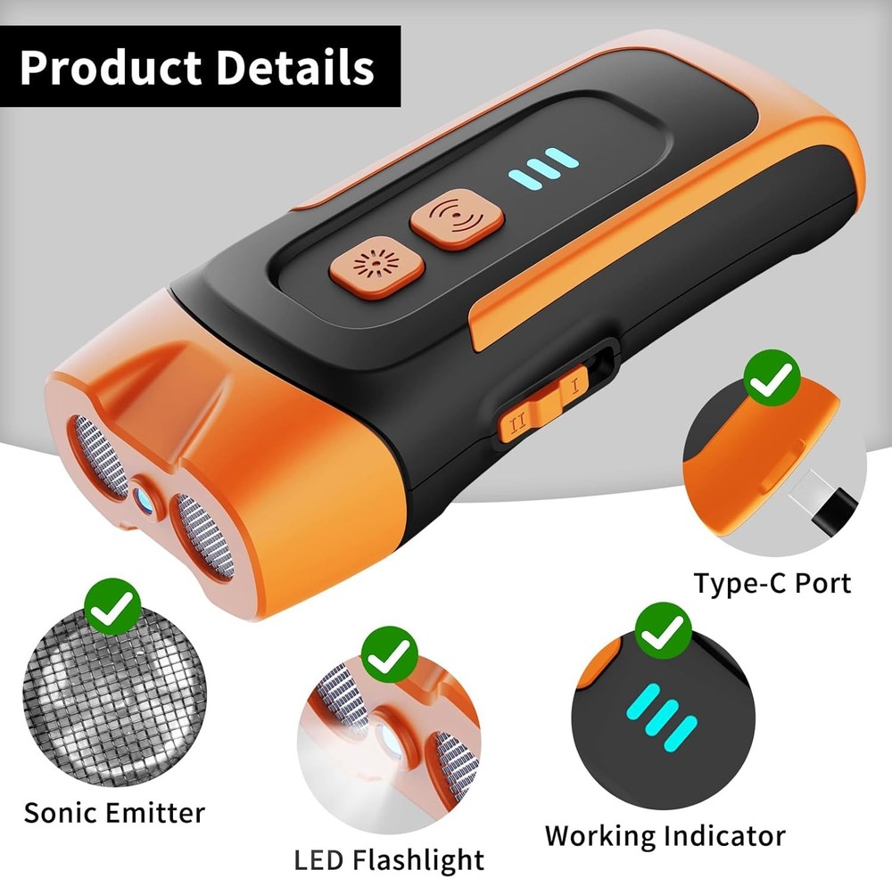 Compact Ultrasonic Handheld Dog Trainer: Simple Yet Powerful