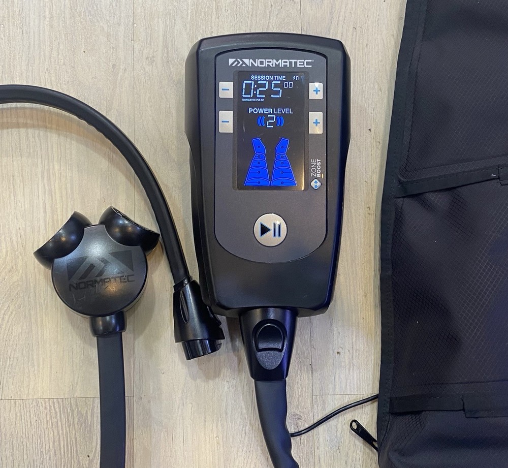 Normatec Pulse Recovery System Controller Machine JMS-4 W/ A/C Adapter + 1 Leg