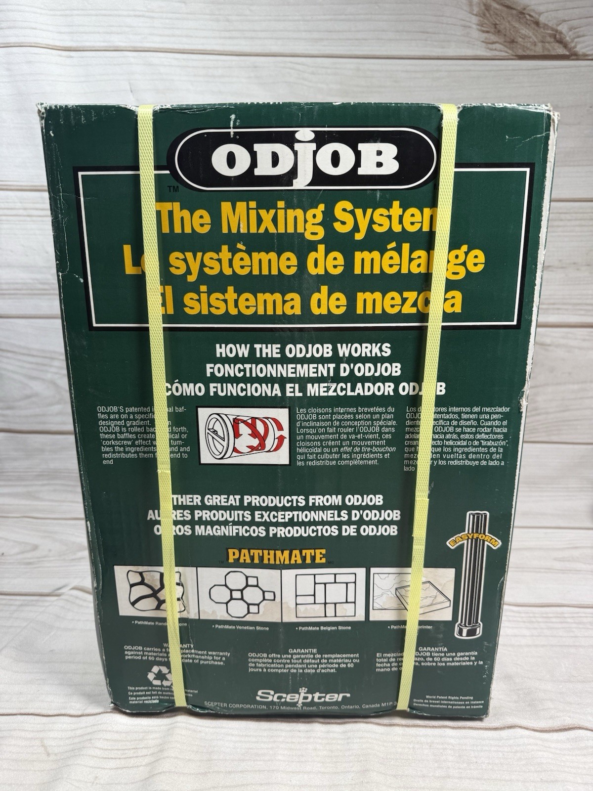 Odjob The Mixing System The Revolutionary Mixing System Concrete 40-80 Lb Bags