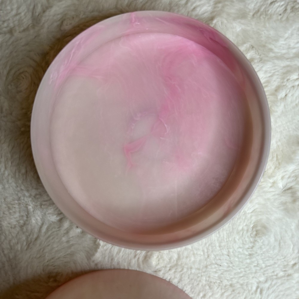 Chantilly Perfumed Bath Powder Pink Container Houbigant EMPTY Plastic
