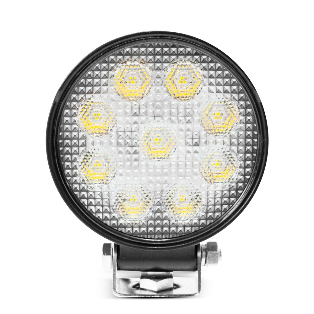 10-30 Volt DC High Power Round LED Work Light With Flood Light Pattern