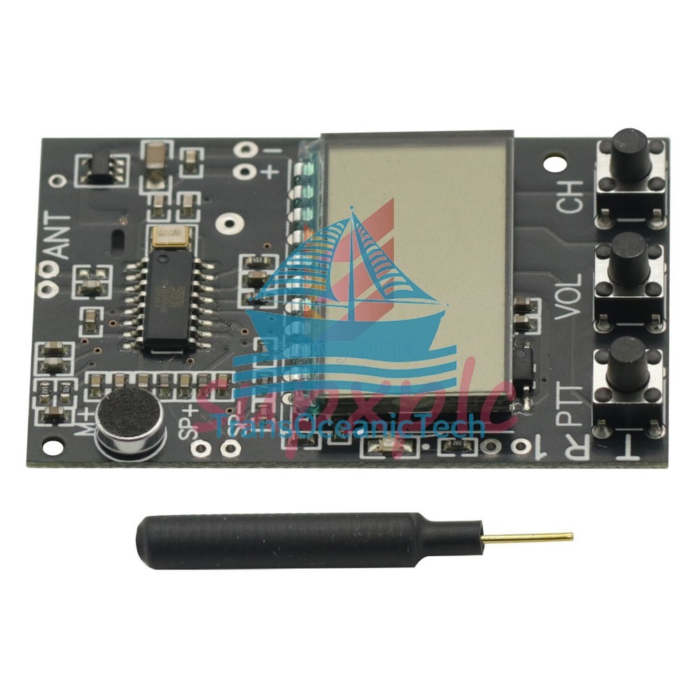Digital LCD FM Radio Receiver Transmitter Module 27-480MHz Frequency Modulation