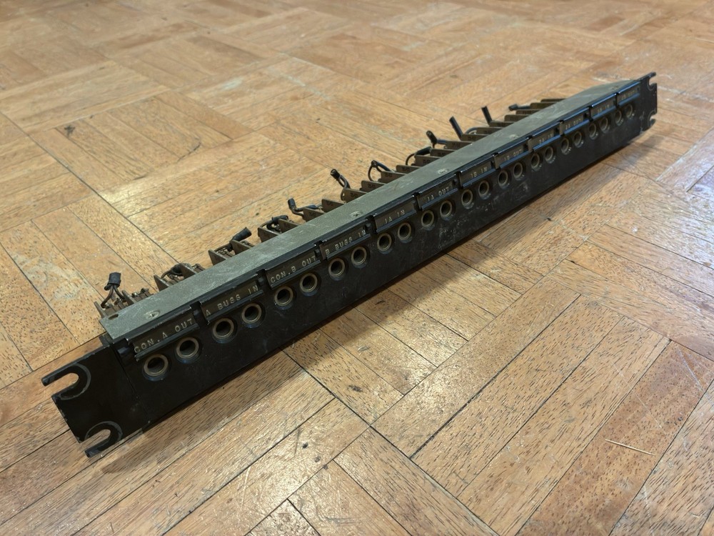 Cinema Engineering 1950s Patchbay Langevin Altec Western Electric Patch Bay