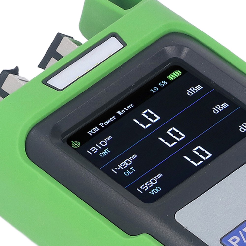 Handheld LED Optical Fiber Power Meter High Accuracy Mulit Function Tester NTH