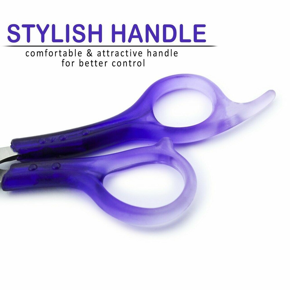 Mustache Scissors and Beard Trimming Scissors, Extremely Sharp - Black