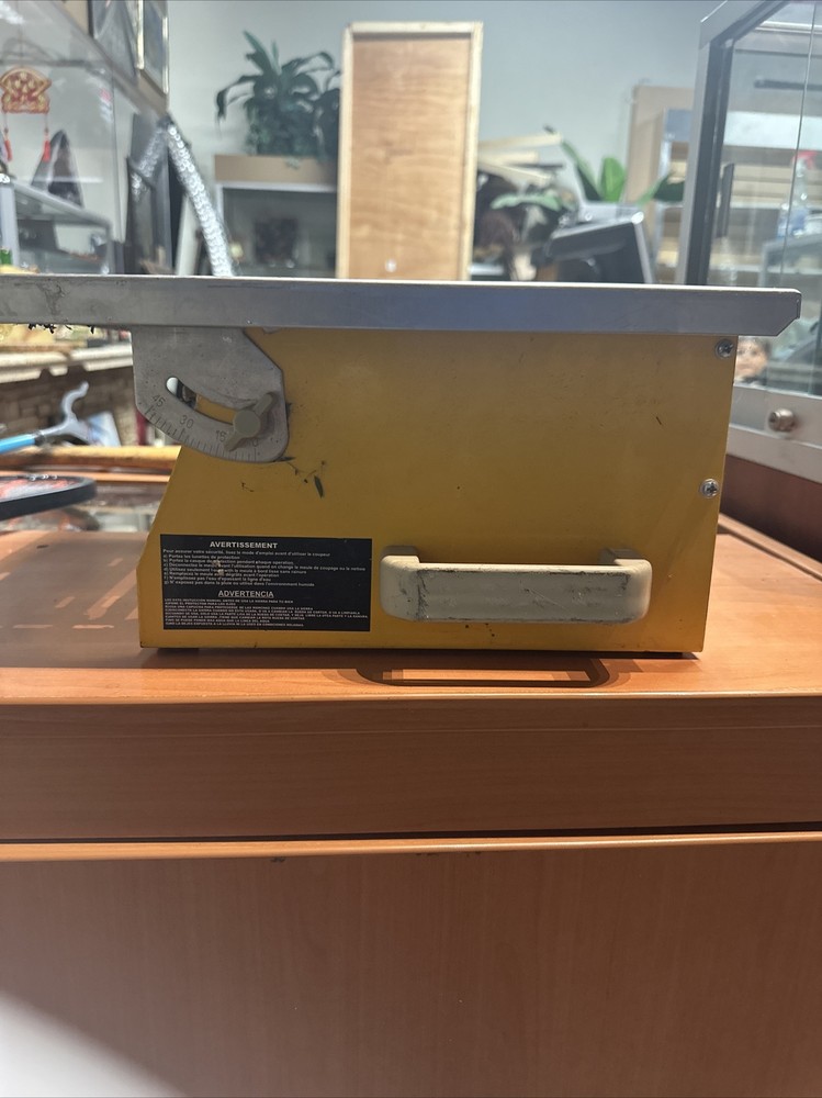 Workforce THD550 Tile Saw Rip Fence Angle Guide Tilt Table Diamond Blade