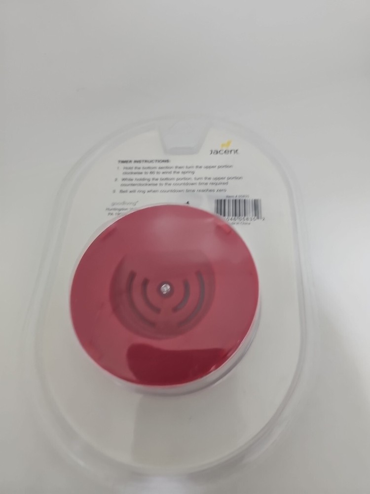 Red 60 Minute Kitchen Timer by Culinary Elements Item# 05835